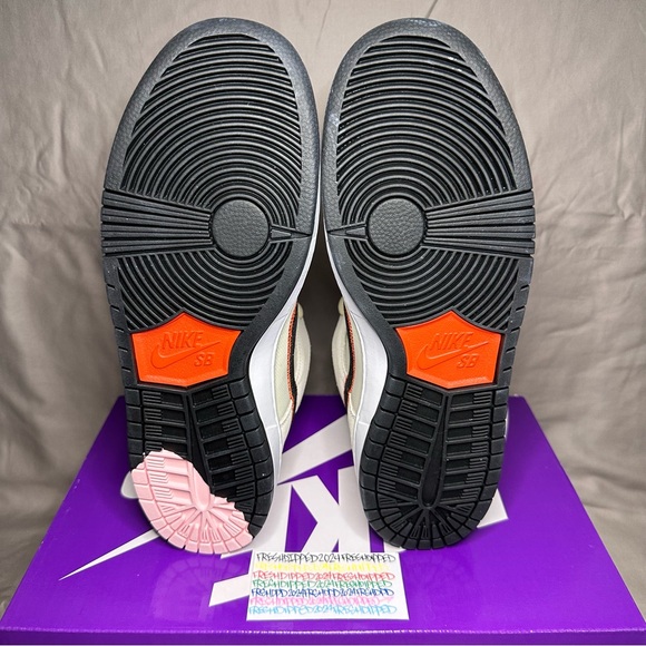 NWT 2022NIKE SB DUNK HIGH PRO PRM SAN FRANCISCO GIANTS SZ. 10.5 DEADSTOCK OG ALL - Picture 12 of 16